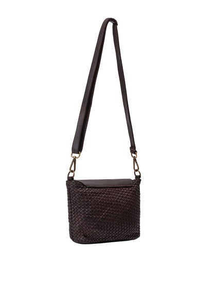 DreiMaster Vintage Damen-Schultertasche aus Leder