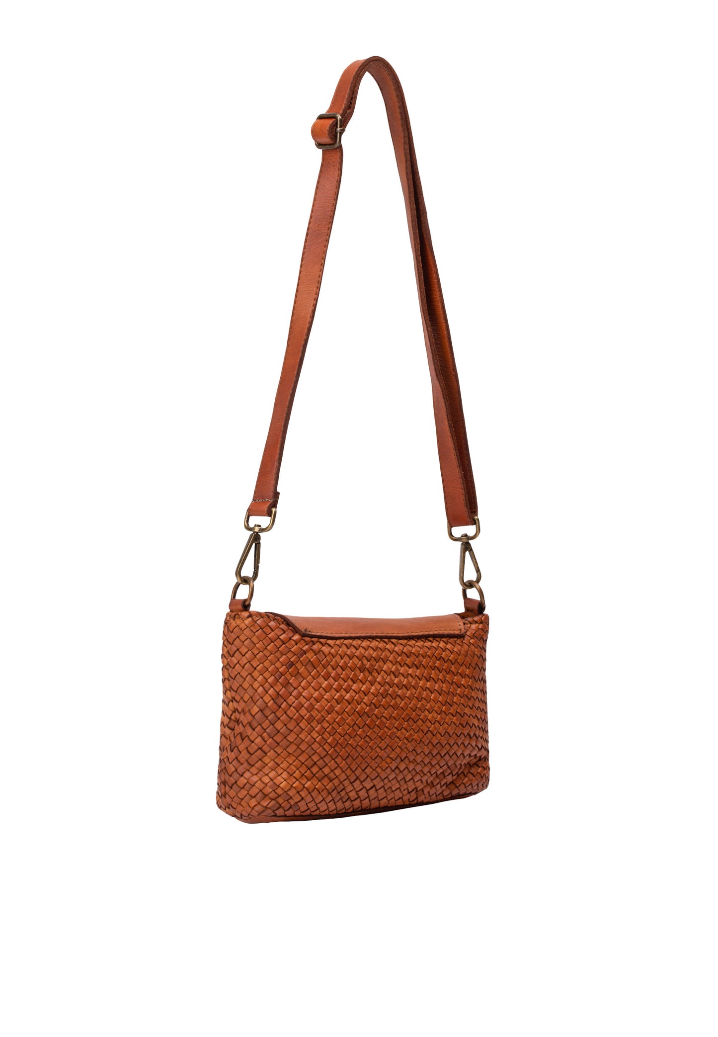 DreiMaster Vintage Damen-Schultertasche aus Leder