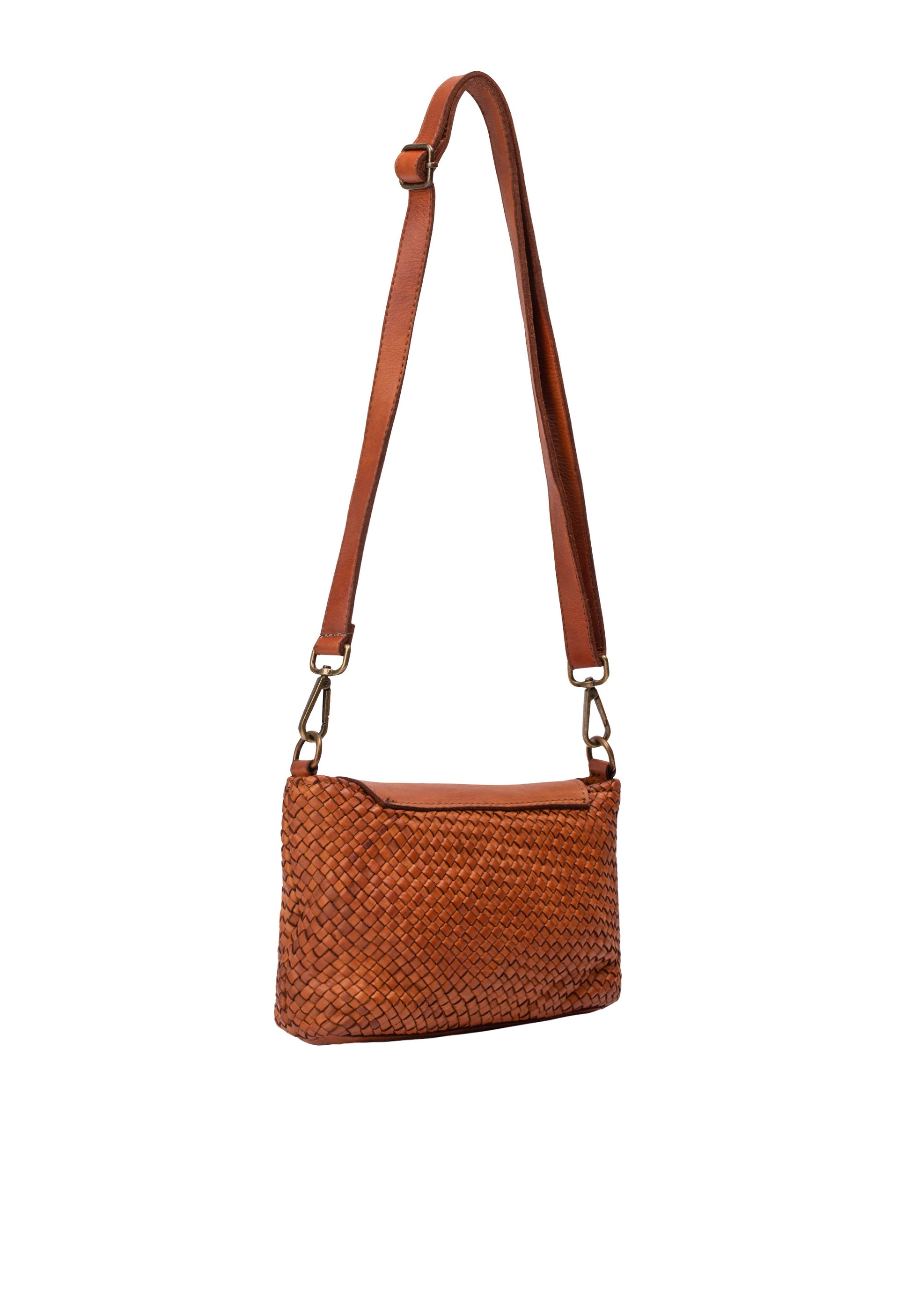 DreiMaster Vintage Damen-Schultertasche aus Leder
