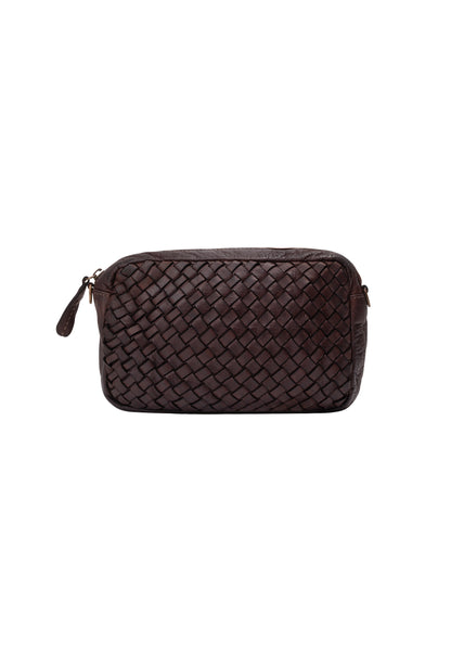 DreiMaster Vintage Damen-Umhängetasche aus Leder