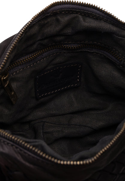 DreiMaster Vintage Damen-Umhängetasche aus Leder