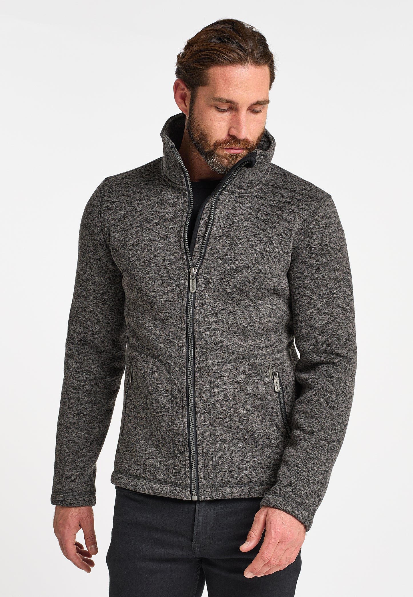 ICEBOUND Herren Strickfleecejacke