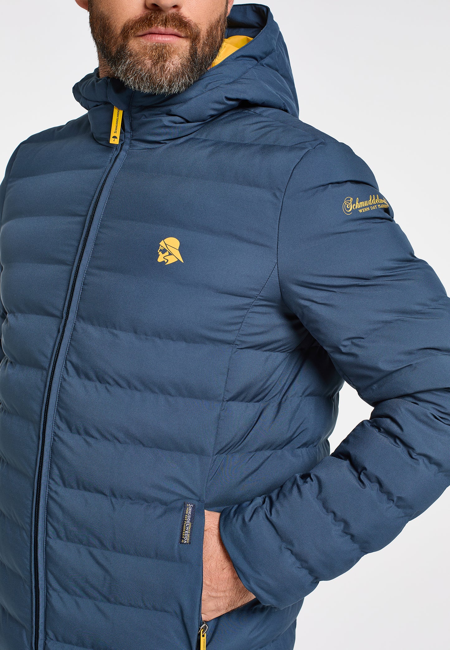 Schmuddelwedda Men's Padded Quilted Jacket