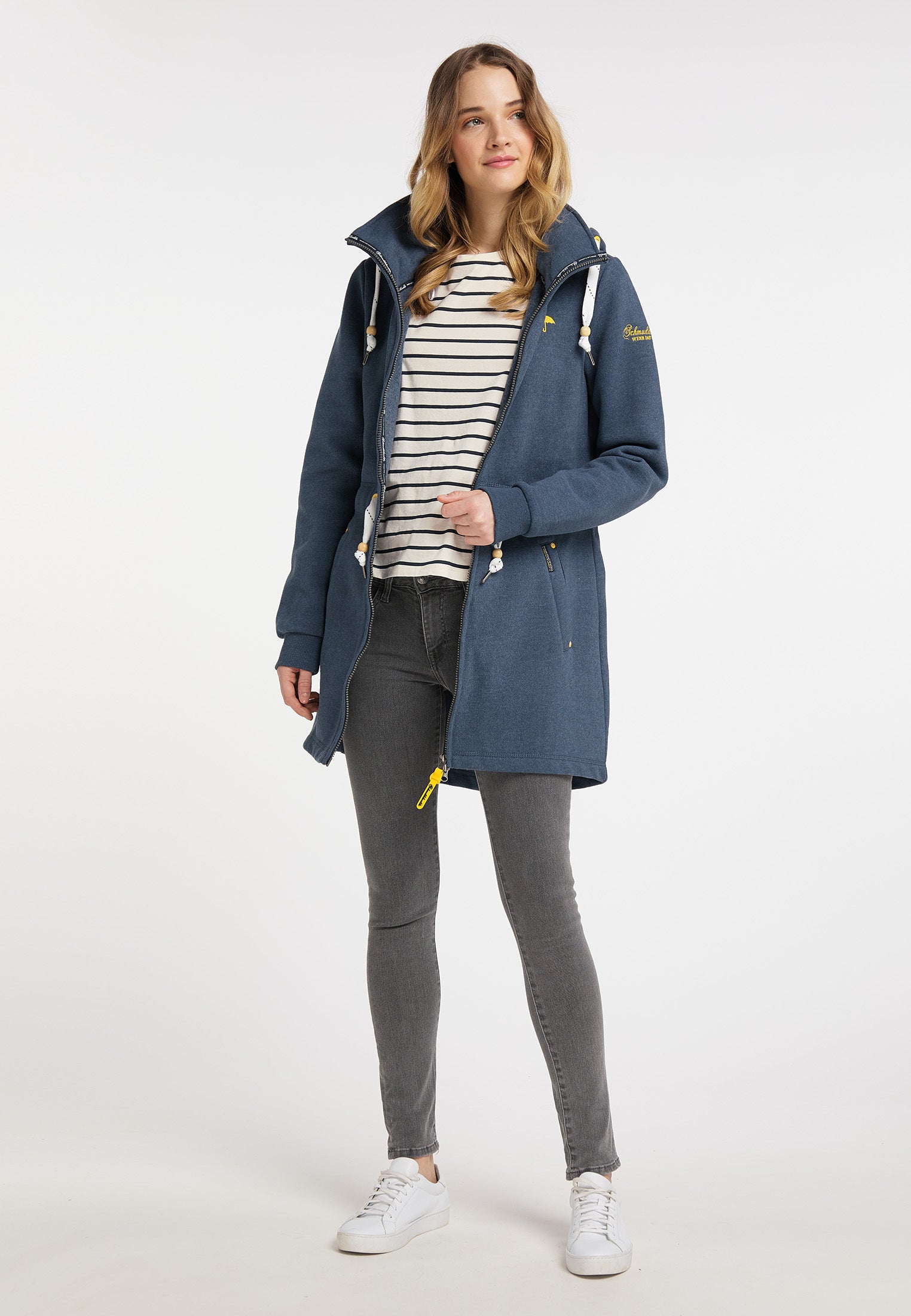 Schmuddelwedda damska długa kurtka