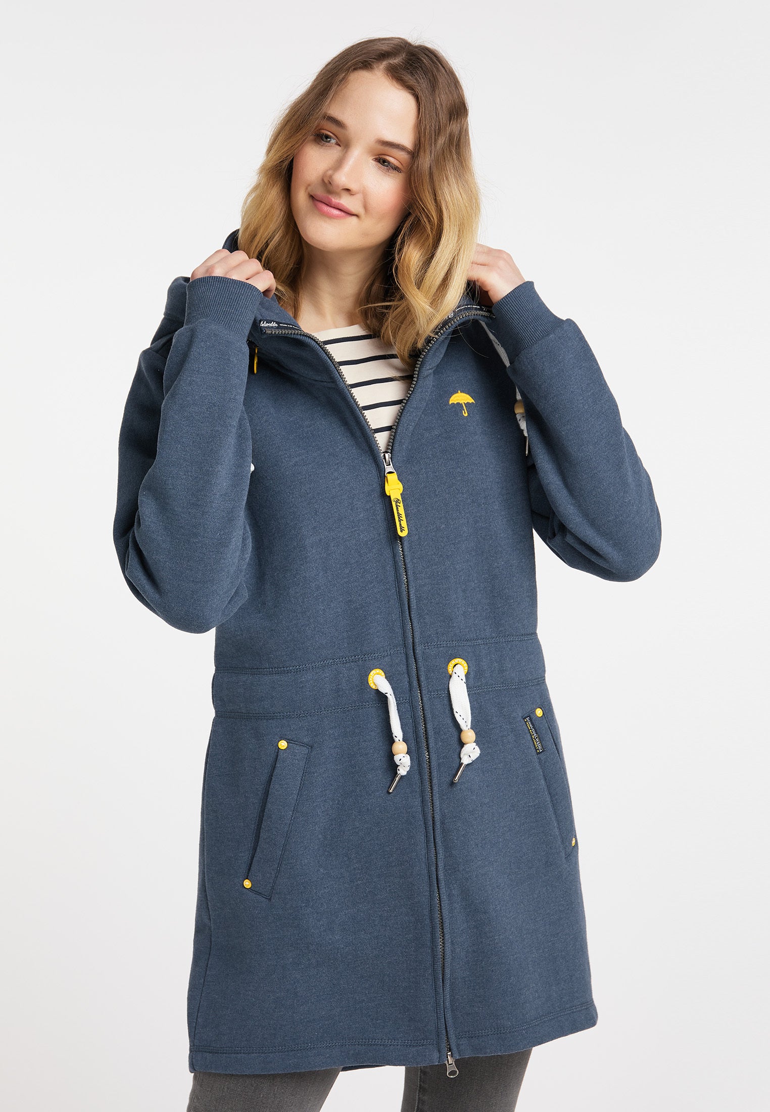 Schmuddelwedda damska długa kurtka