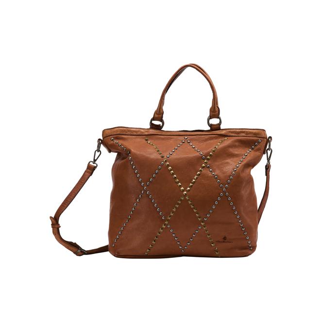 DreiMaster Vintage Damen Lederhandtasche