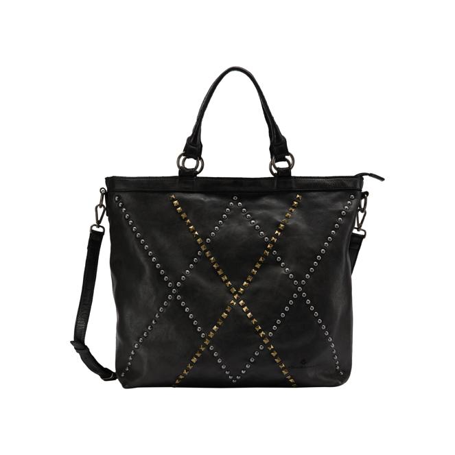 DreiMaster Vintage Damen Lederhandtasche