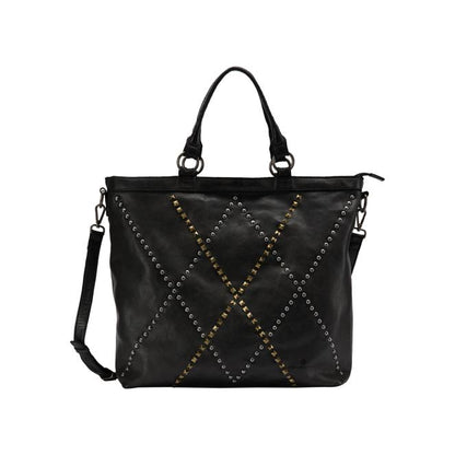 DreiMaster Vintage Damen Lederhandtasche