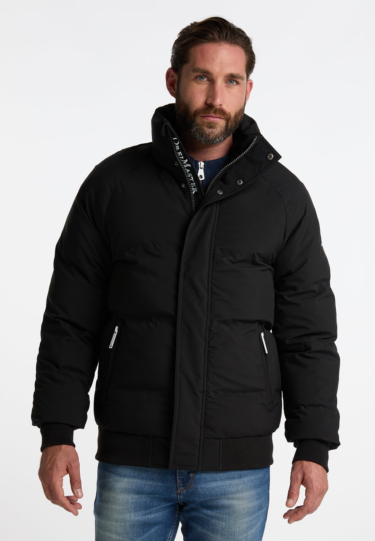 DreiMaster Maritim Herren-Winterjacke mit Wattierung