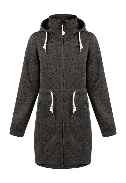 Schmuddelwedda Damen Strickfleece Mantel