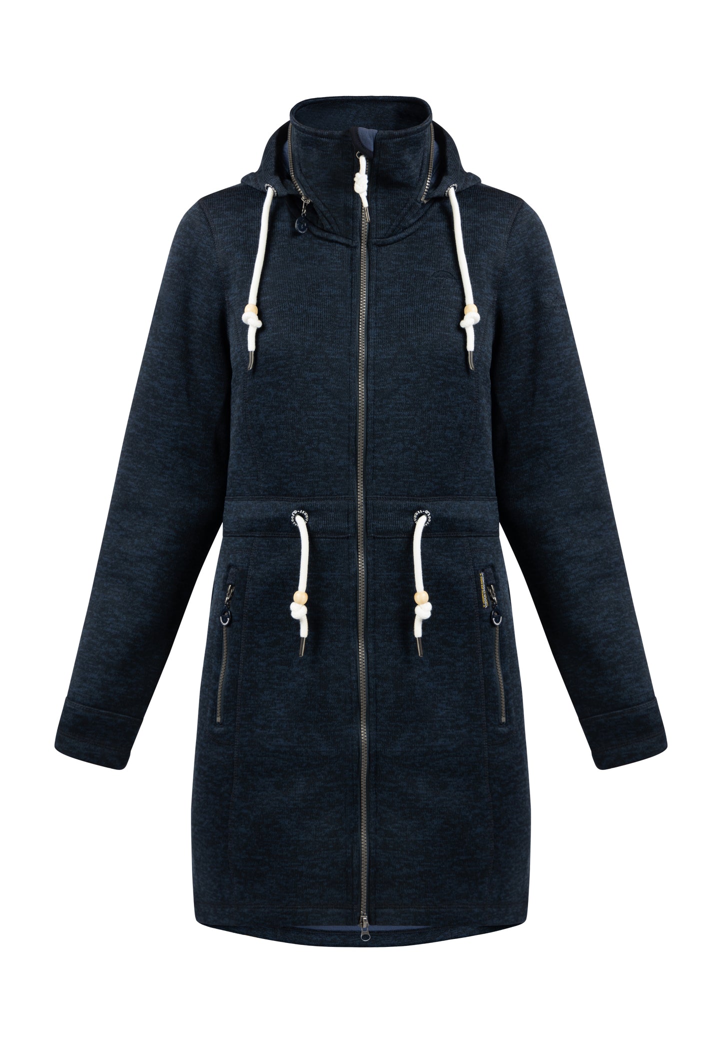 Schmuddelwedda Damen Strickfleece Mantel