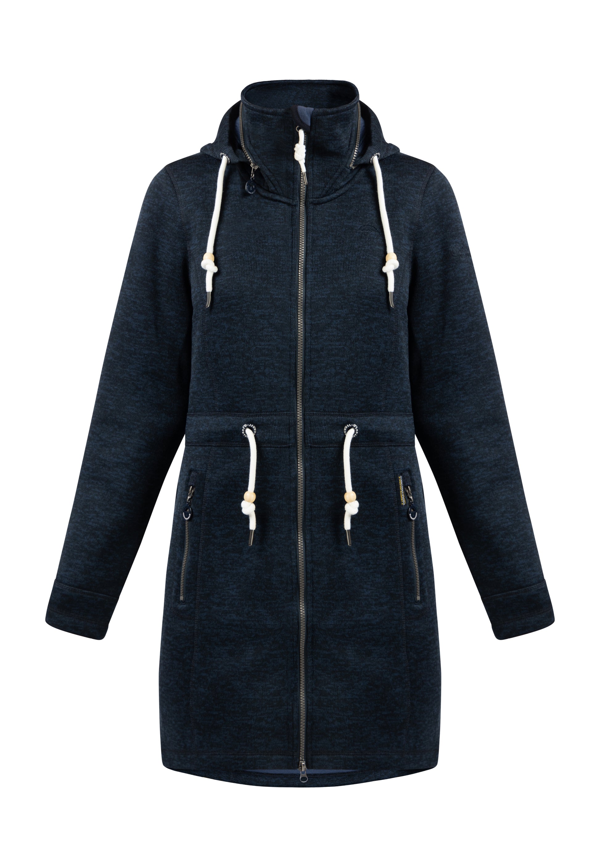 Schmuddelwedda Damen Strickfleece Mantel