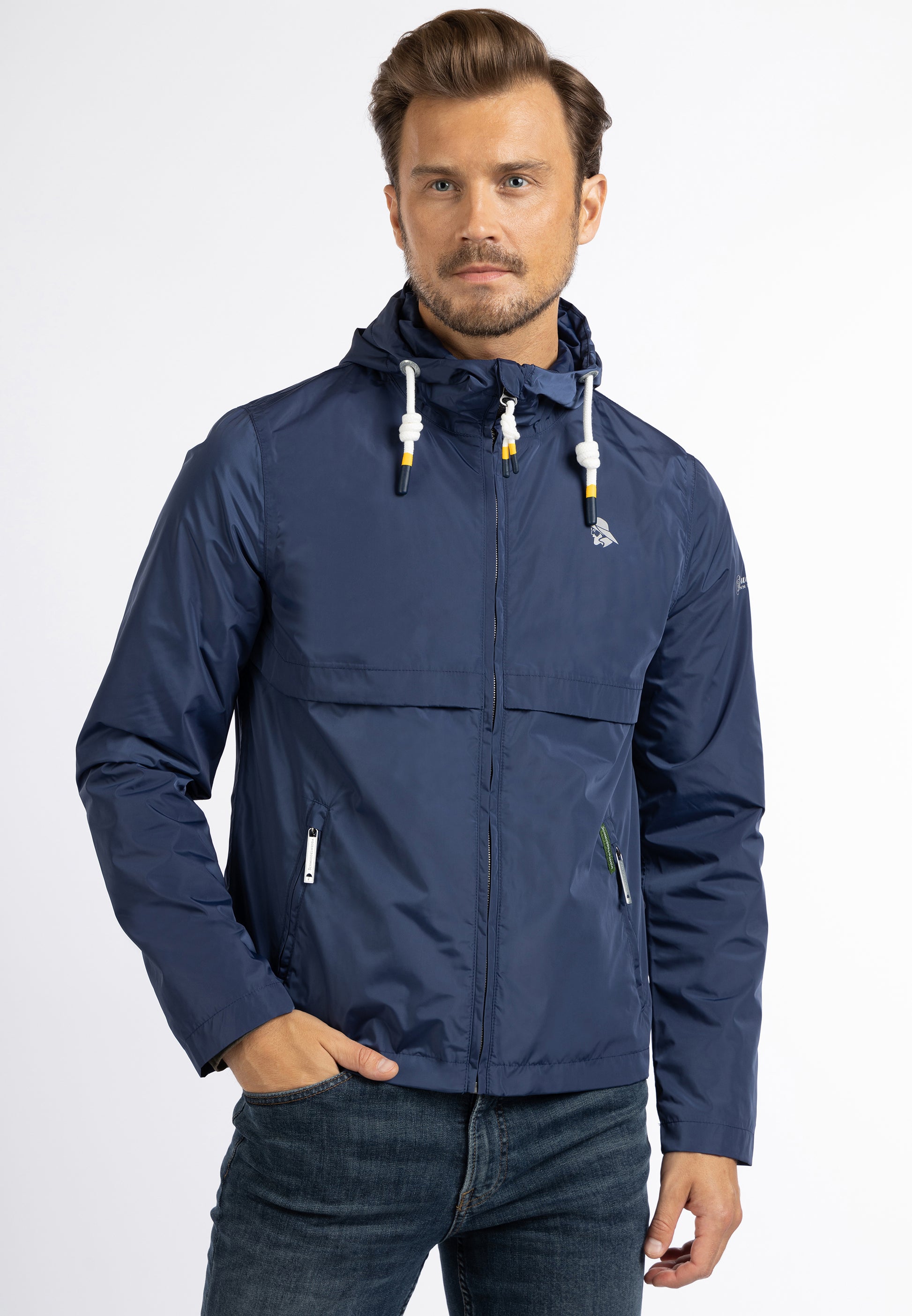 Schmuddelwedda Herren Regenjacke Recyceltes Material