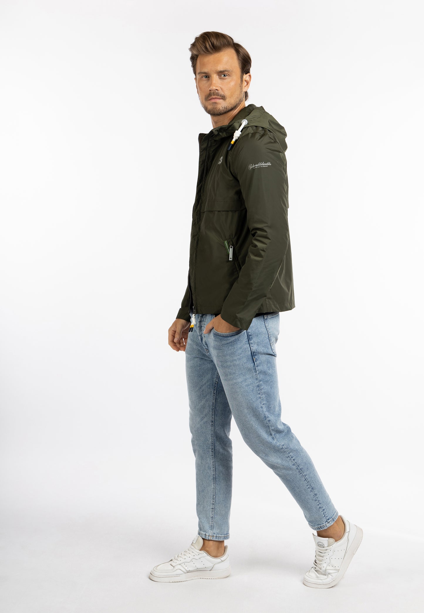 Schmuddelwedda Herren Regenjacke Recyceltes Material