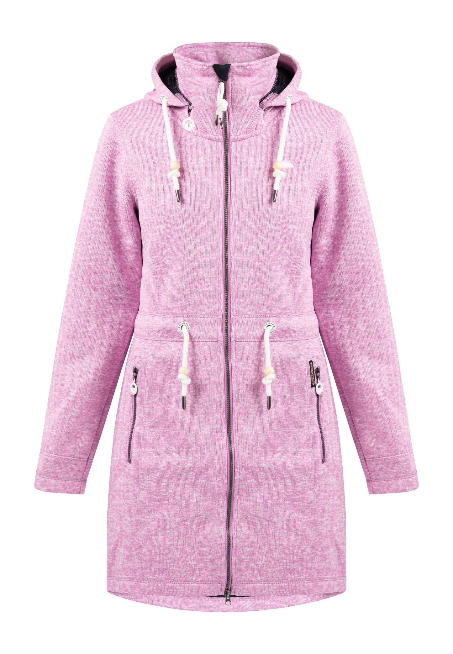 Schmuddelwedda Damen Strickfleece Mantel