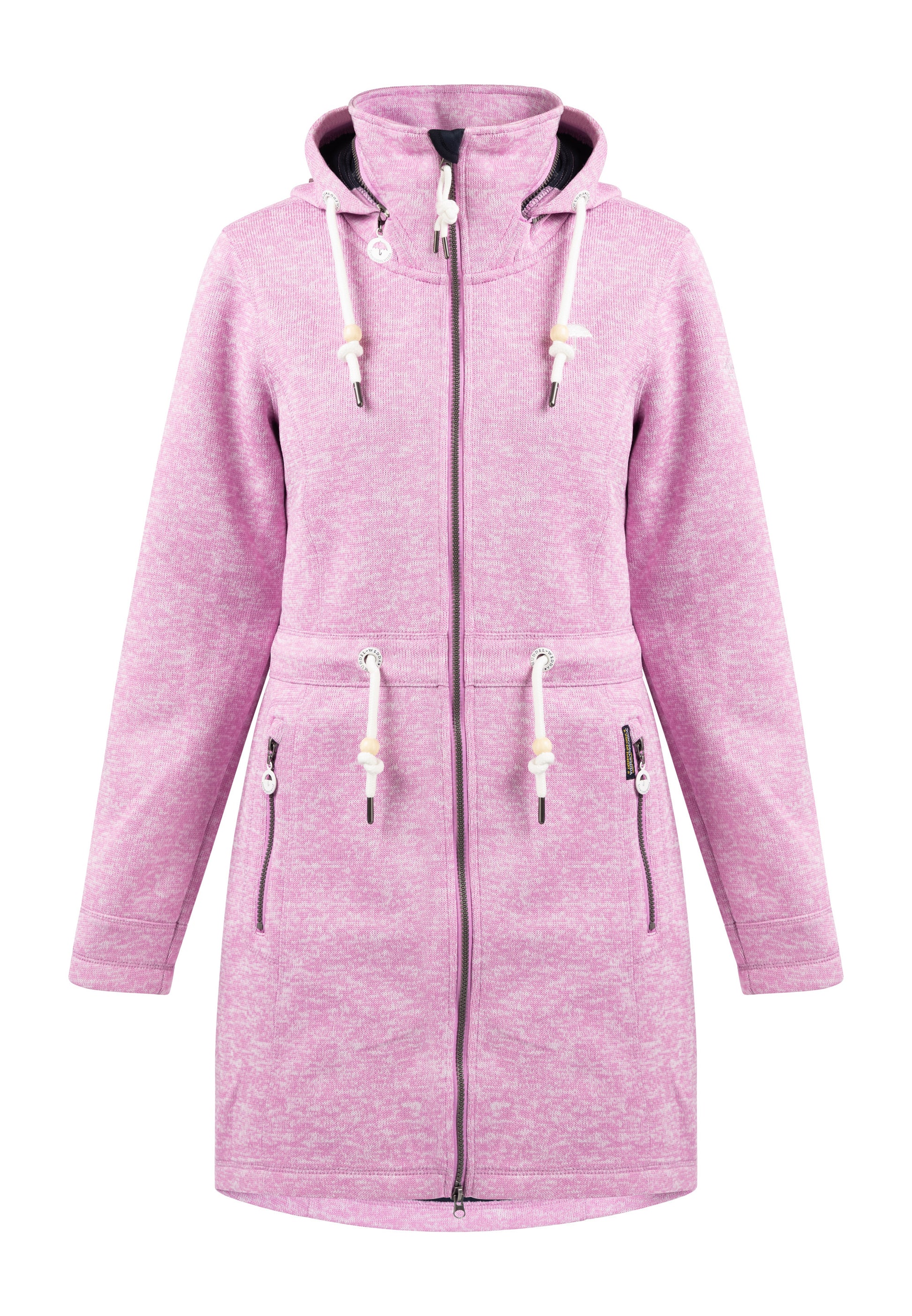 Schmuddelwedda Damen Strickfleece Mantel