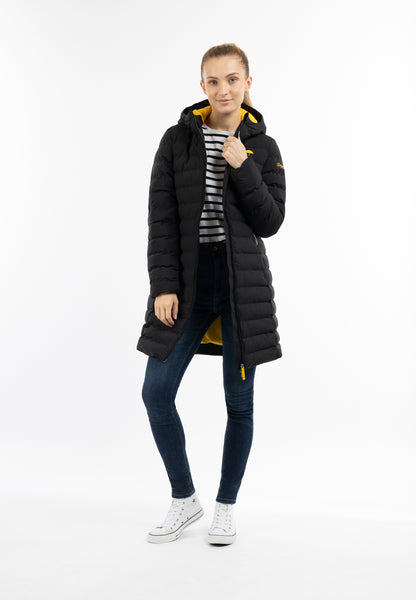 Schmuddelwedda Damen wattierter Steppmantel