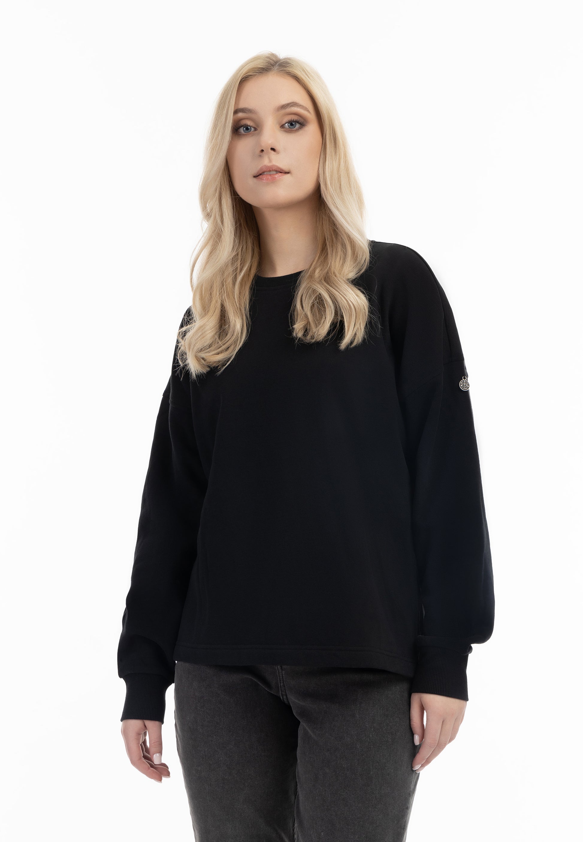 Bluza z kapturem w kroju oversize