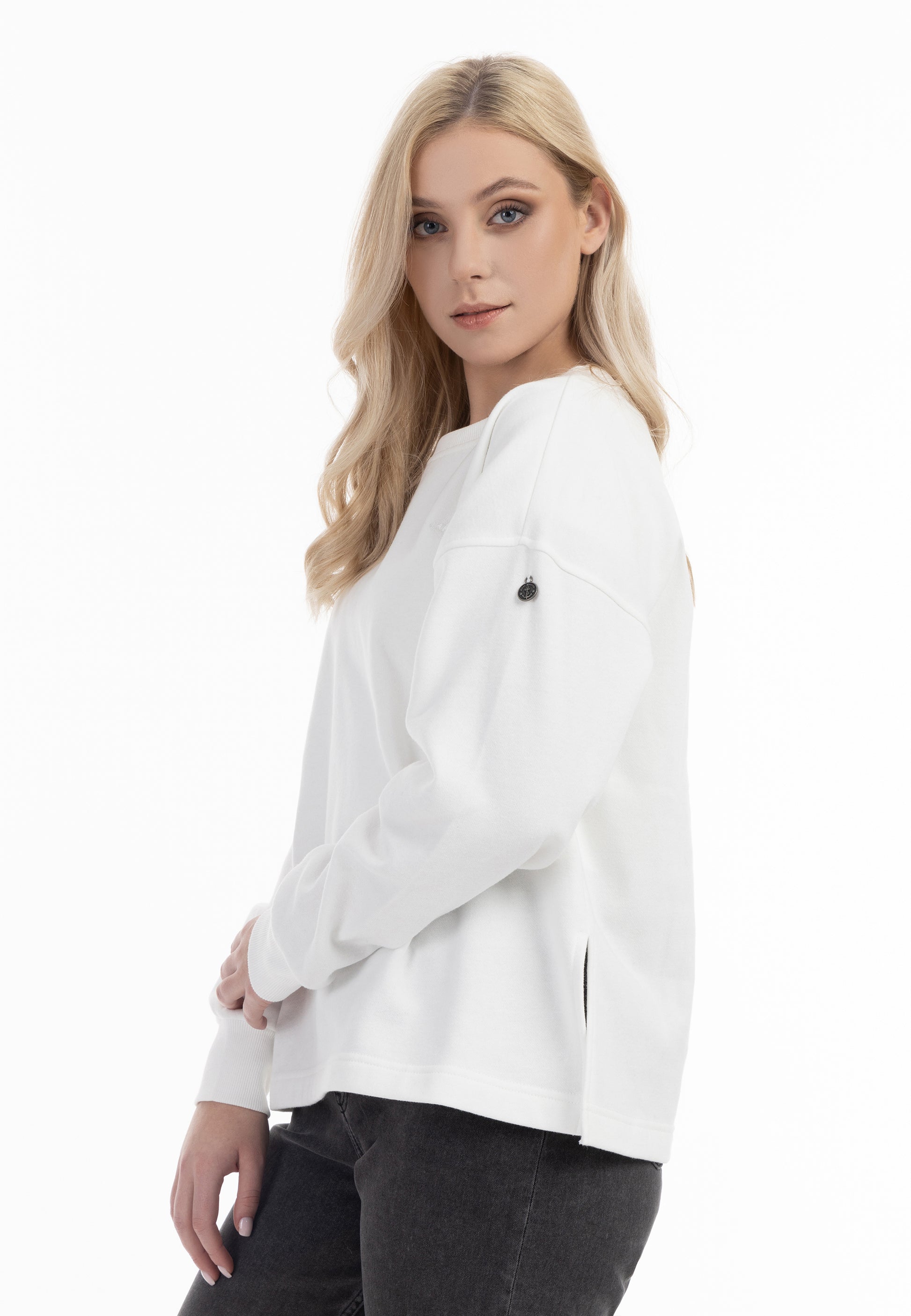 Bluza z kapturem w kroju oversize