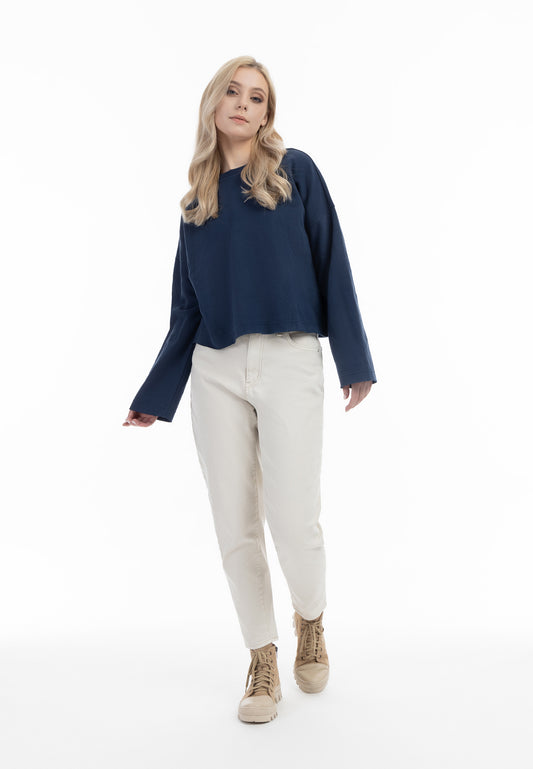 Dreimaster Vintage Damen-Sweatshirt in Übergröße