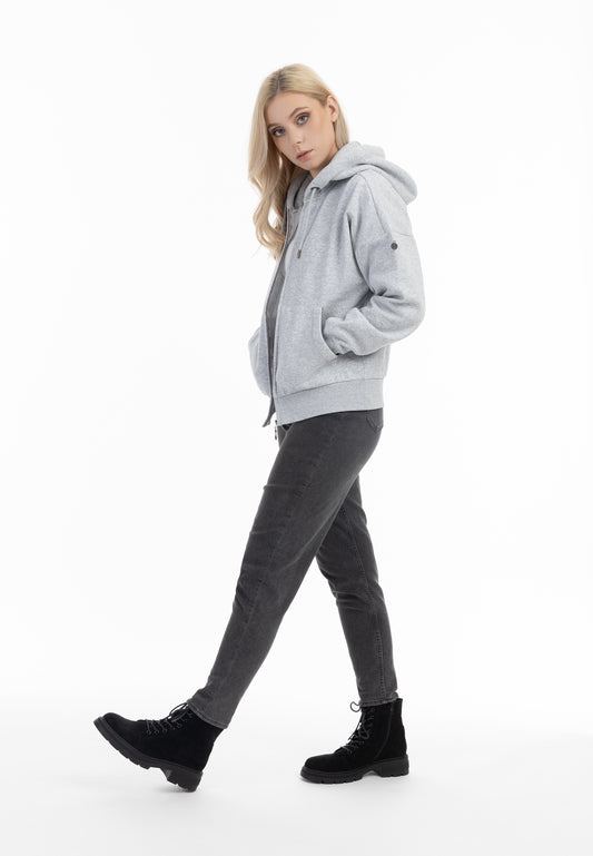 DreiMaster Vintage Damen Oversized Kapuzenjacke