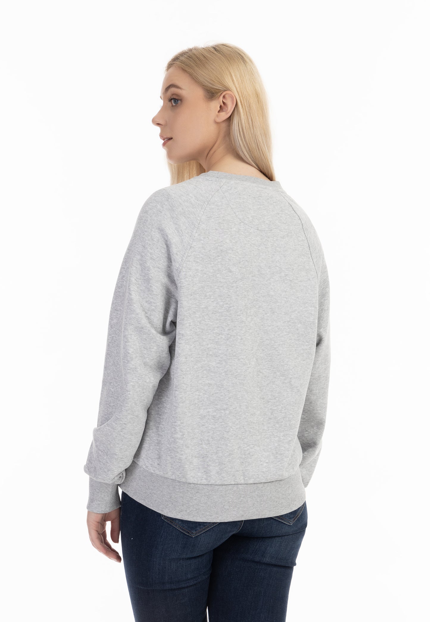 DreiMaster Maritim Damen Sweatshirt mit Rundhalsausschnitt