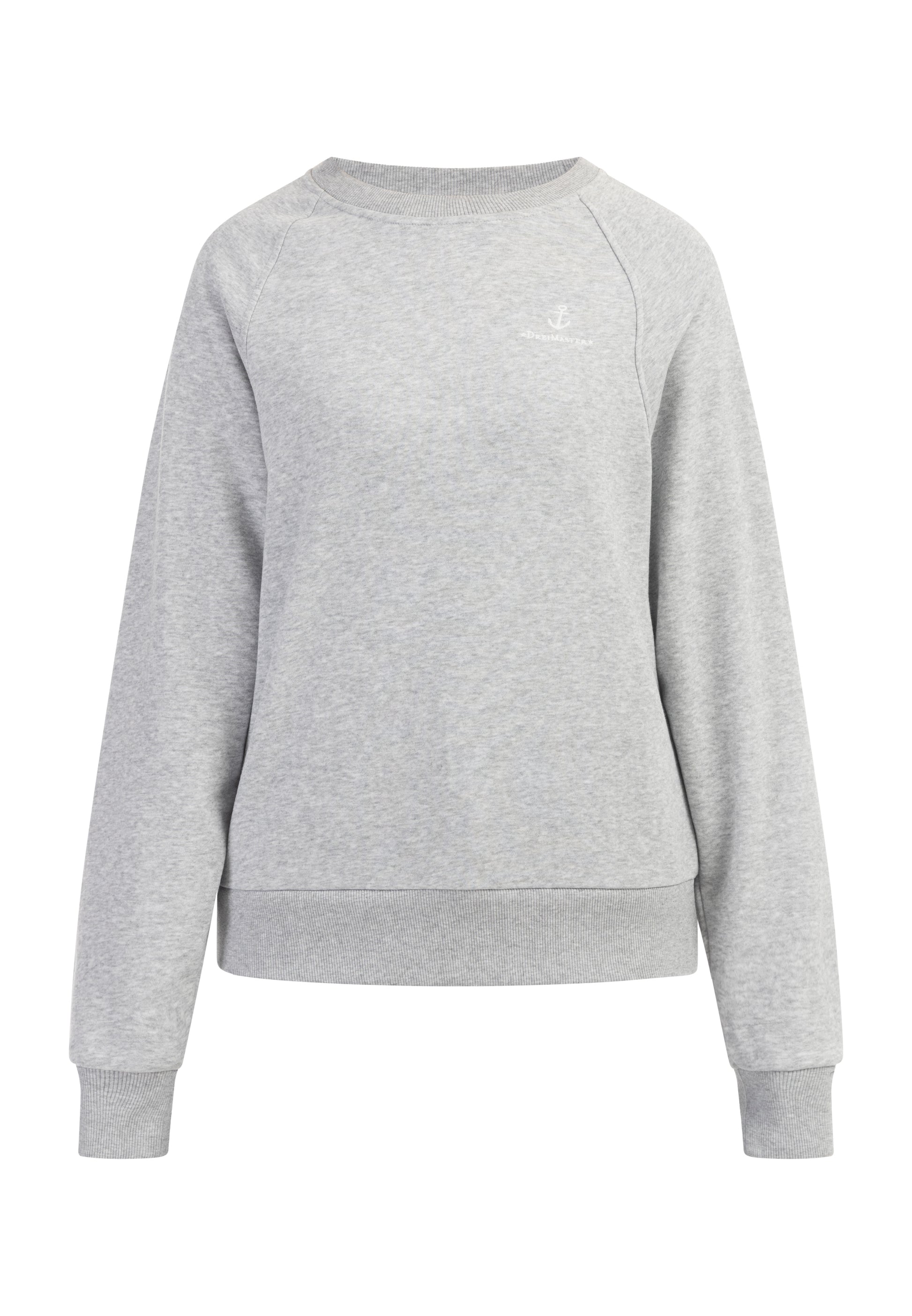 DreiMaster Maritim Damen Sweatshirt mit Rundhalsausschnitt