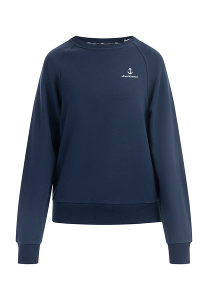 DreiMaster Maritim Damen Sweatshirt mit Rundhalsausschnitt