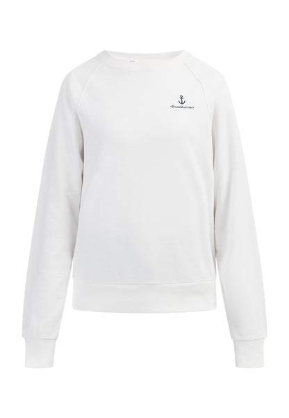 DreiMaster Maritim Damen Sweatshirt mit Rundhalsausschnitt