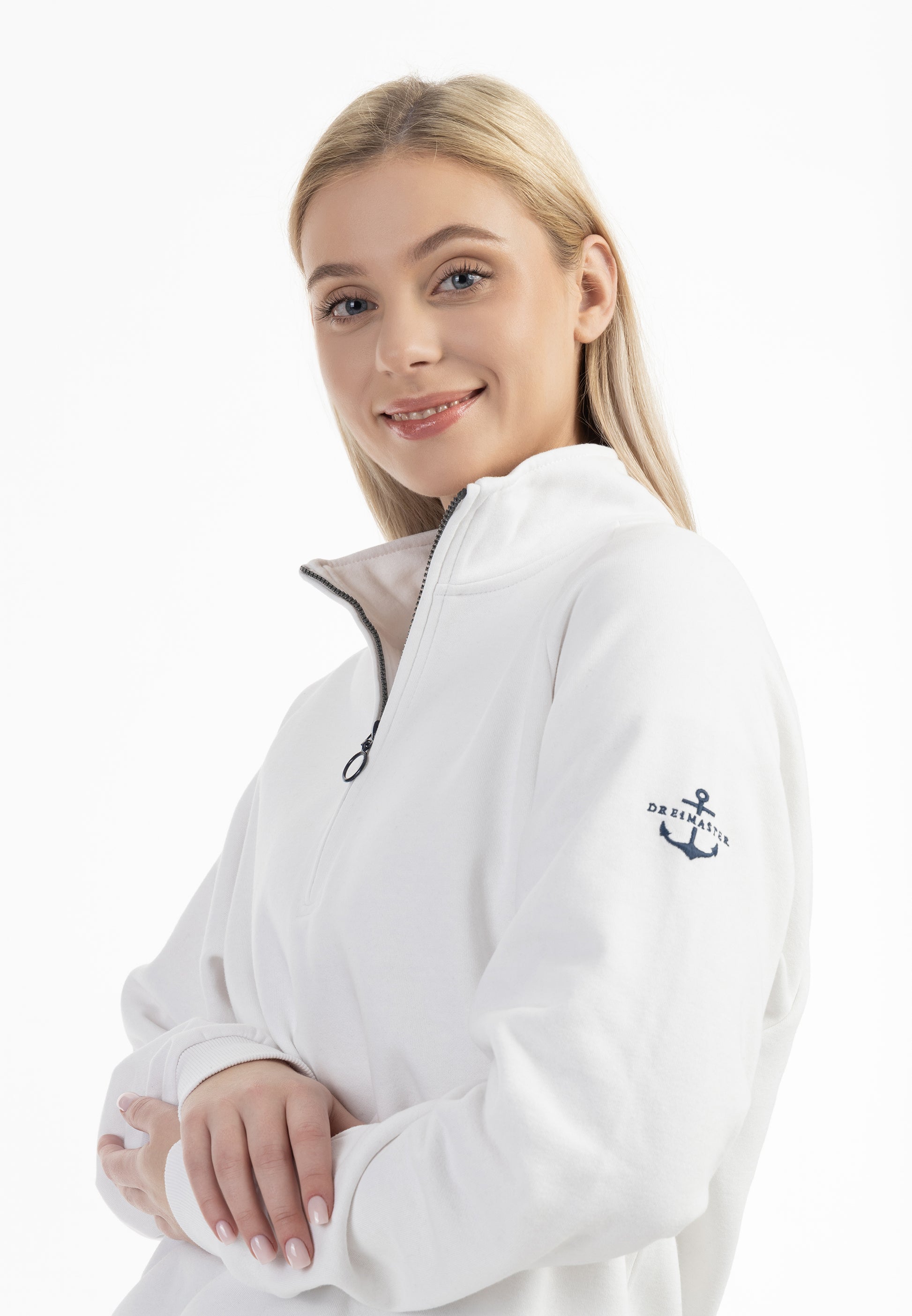 DreiMaster Maritim Damen Sweatshirt Troyer