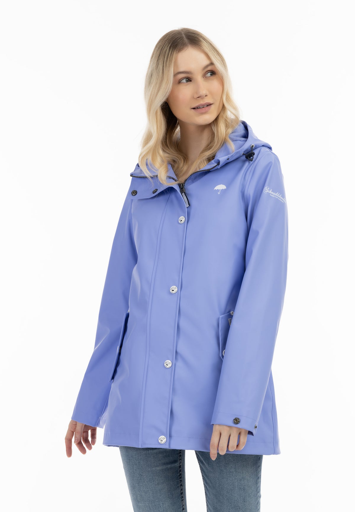 Schmuddelwedda Women's REGENJACKE + Tagesrucksack - SET