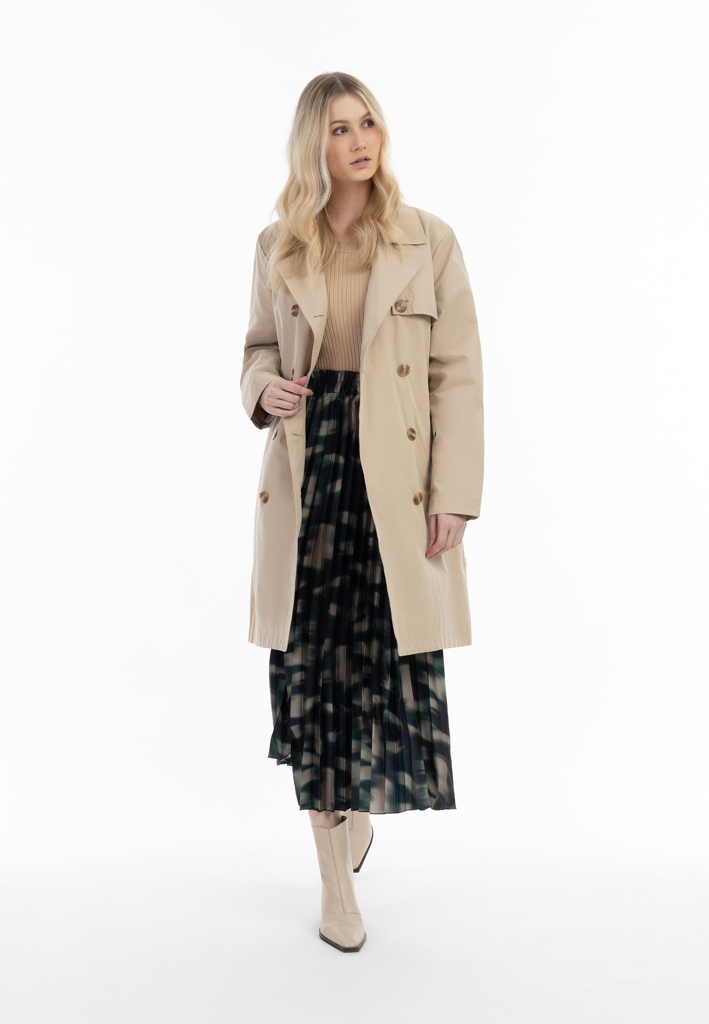 DreiMaster Klassik Women's Classic Trench Coat - Schmuddelwedda Shop