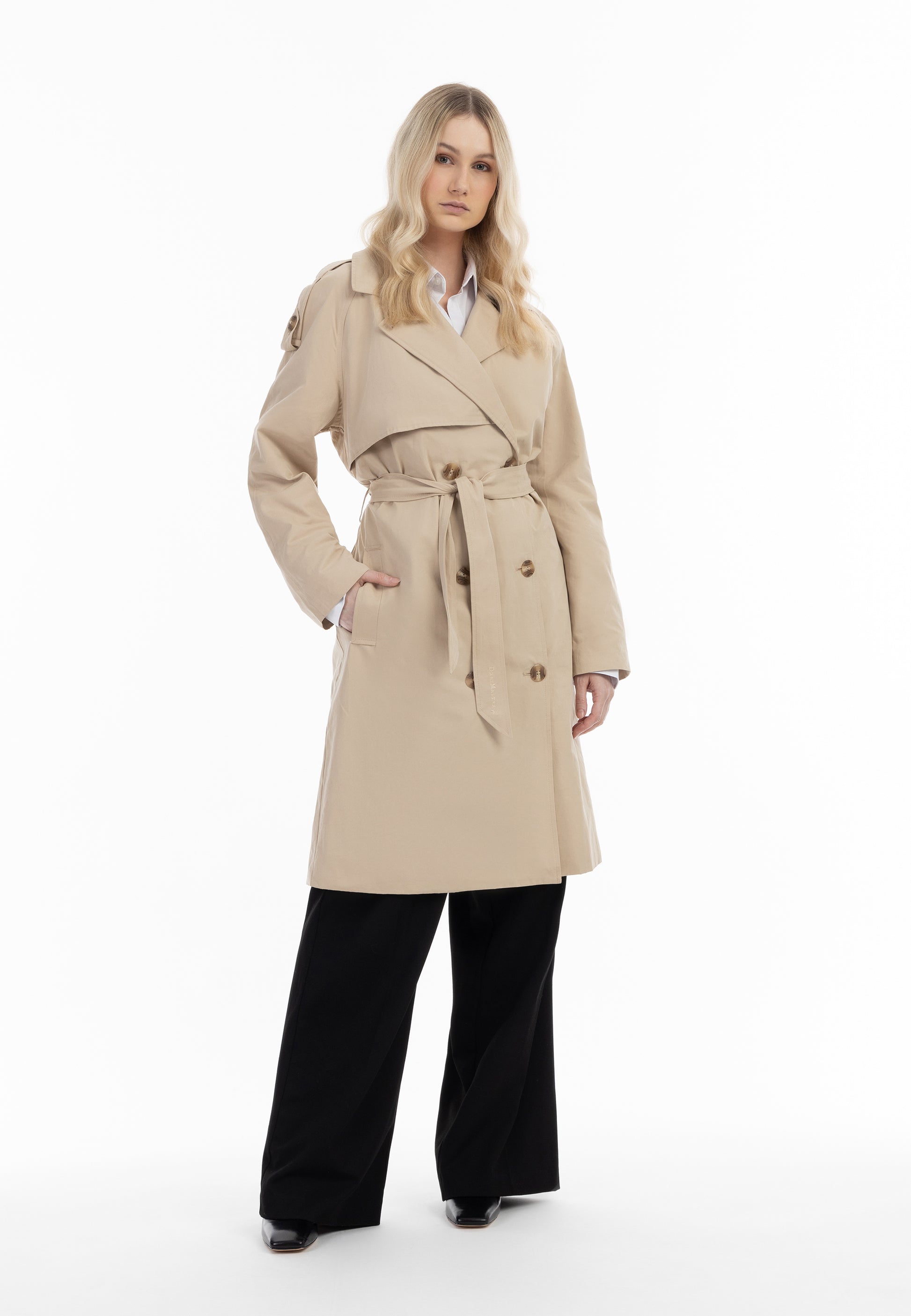 DreiMaster Klassik Women's Classic Trench Coat - Schmuddelwedda Shop