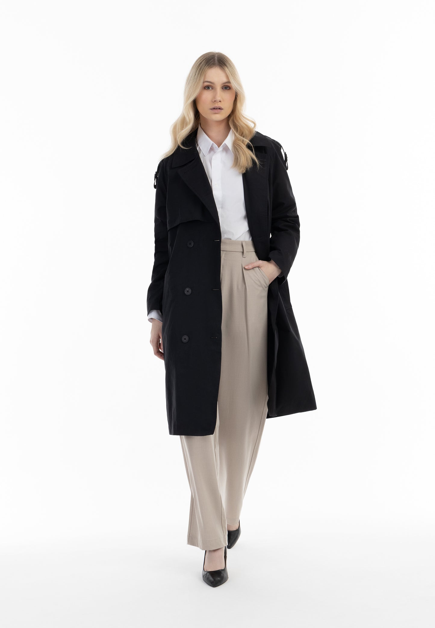 DreiMaster Klassik Women's Classic Trench Coat - Schmuddelwedda Shop