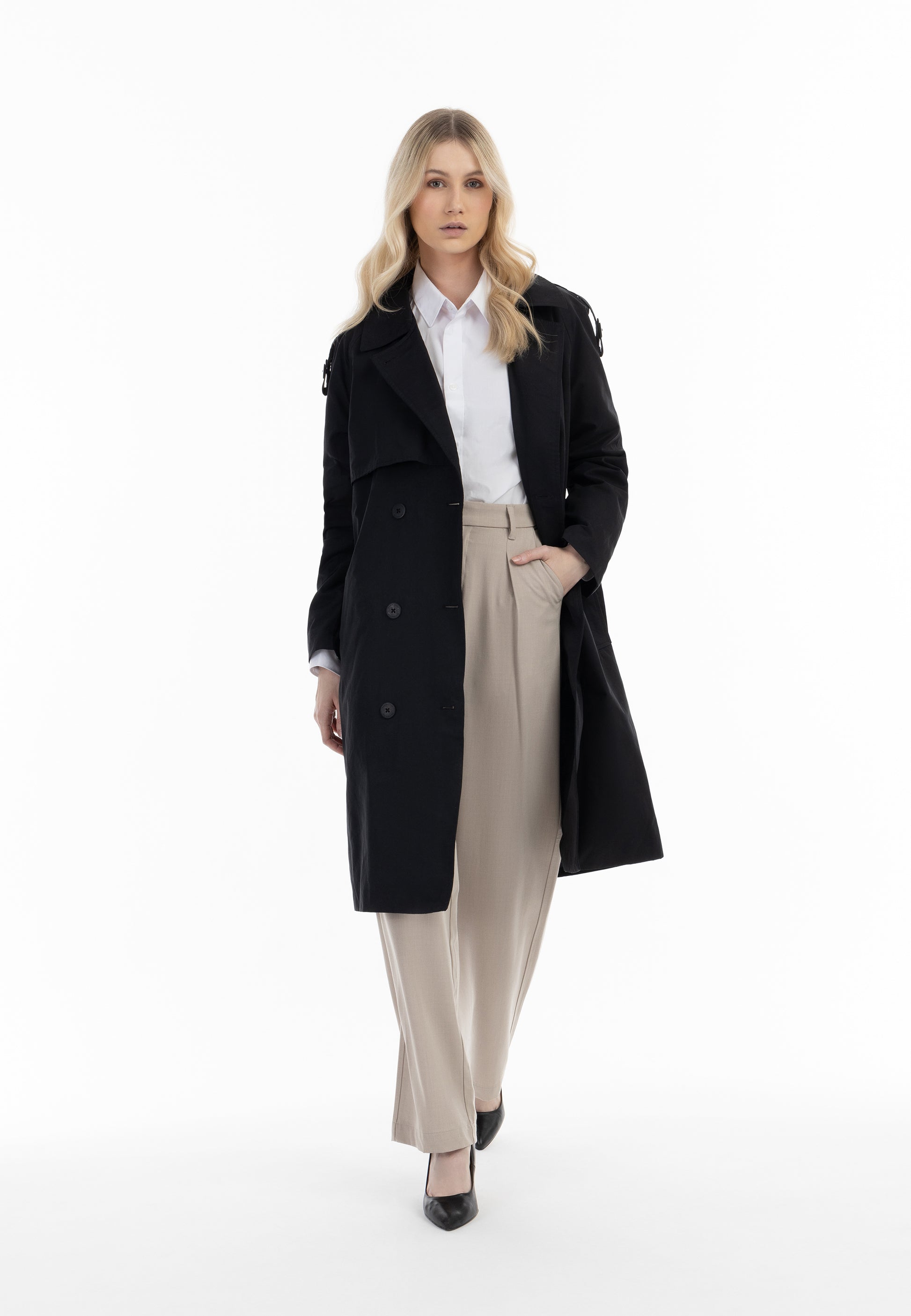 DreiMaster Klassik Women's Classic Trench Coat - Schmuddelwedda Shop