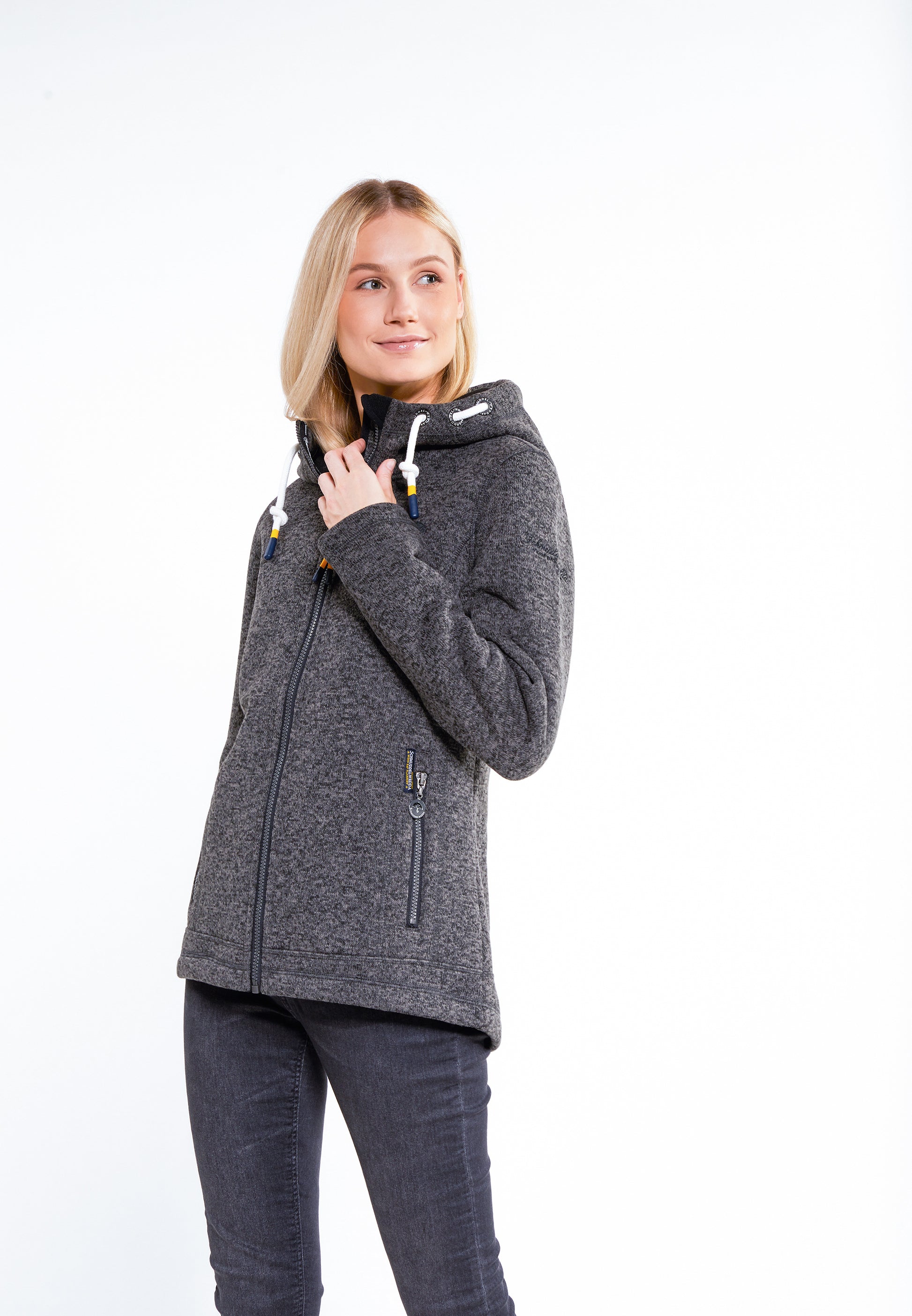 Schmuddelwedda Women's Knitted Fleece Jacket Schmuddelwedda
