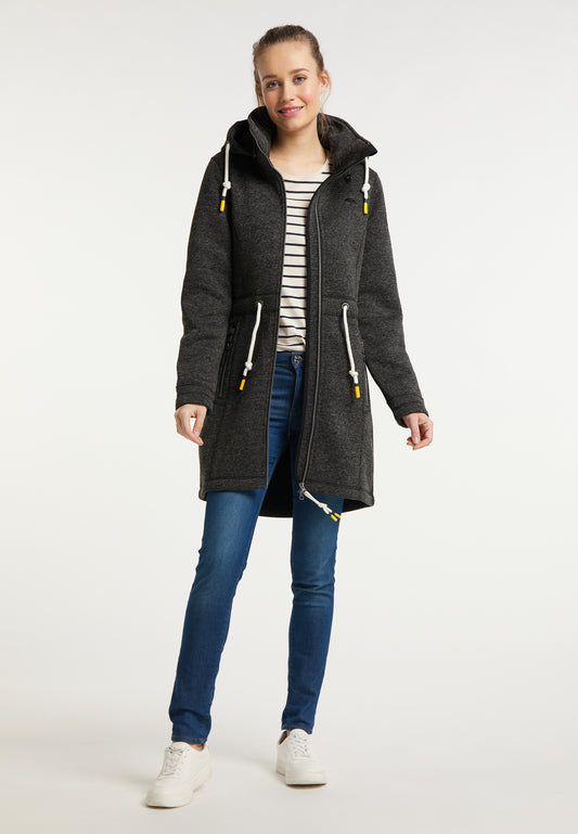 Schmuddelwedda Damen-Strickfleecemantel + Tagesrucksack - SET
