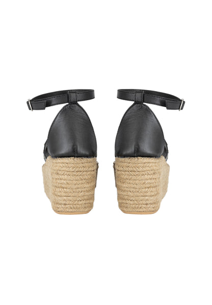 DreiMaster Vintage Damen Keilabsatz Sandale