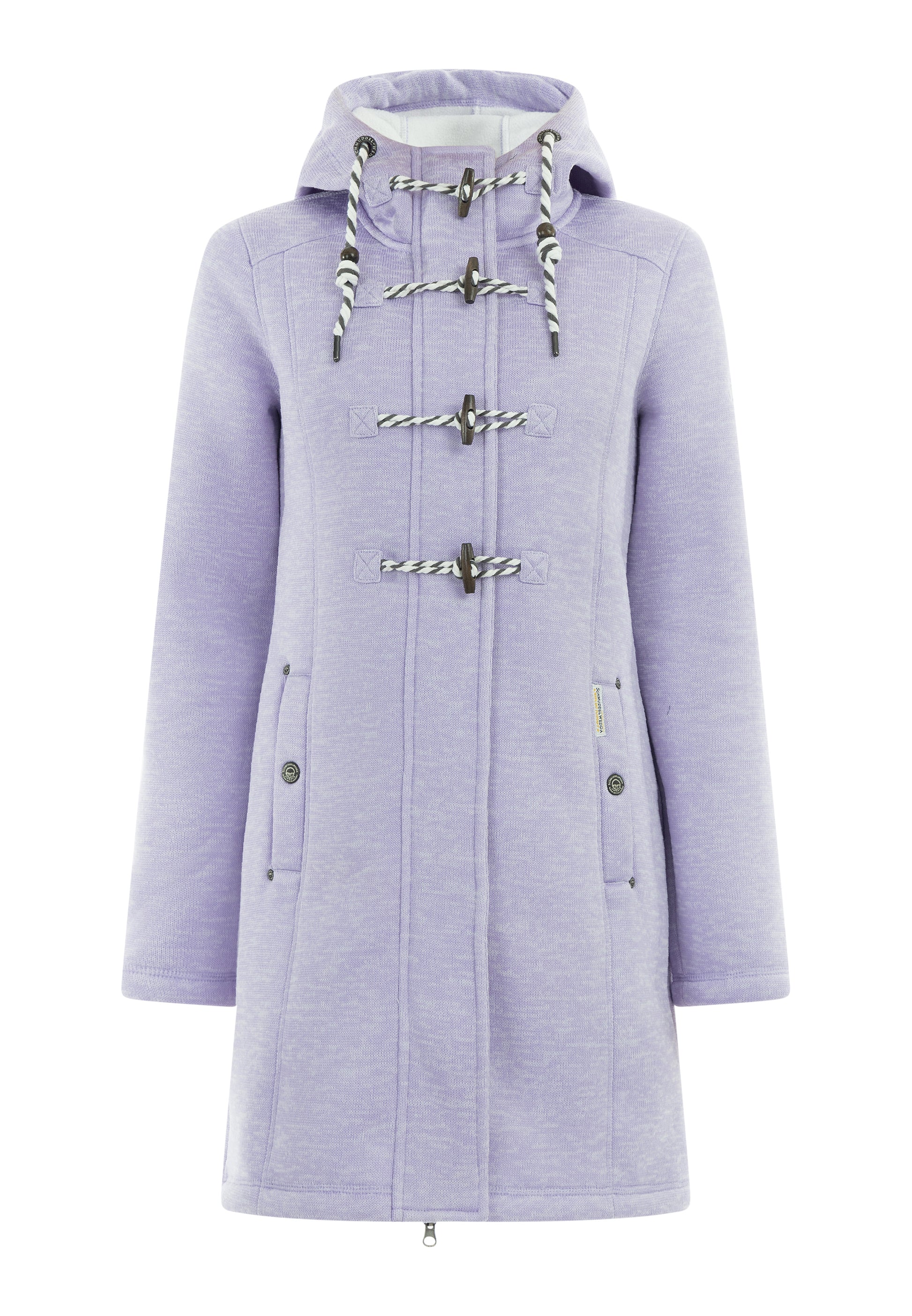 Schmuddelwedda Women's Knit Fleece Duffle Coat Schmuddelwedda