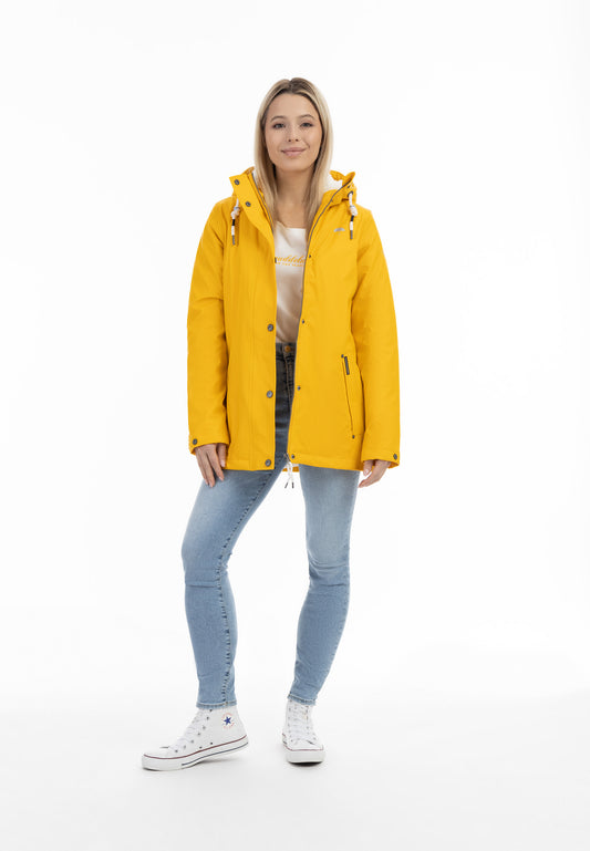 Schmuddelwedda Women's Rain Jacket With Faux Fur Lining Schmuddelwedda
