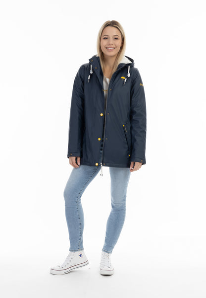 Schmuddelwedda Women's Rain Jacket With Faux Fur Lining Schmuddelwedda