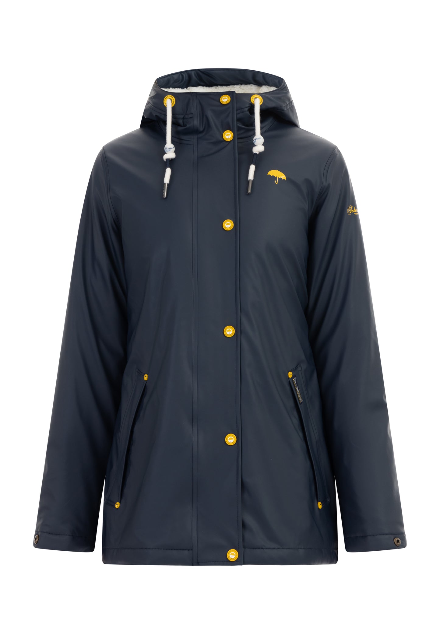 Schmuddelwedda Women's Rain Jacket With Faux Fur Lining Schmuddelwedda