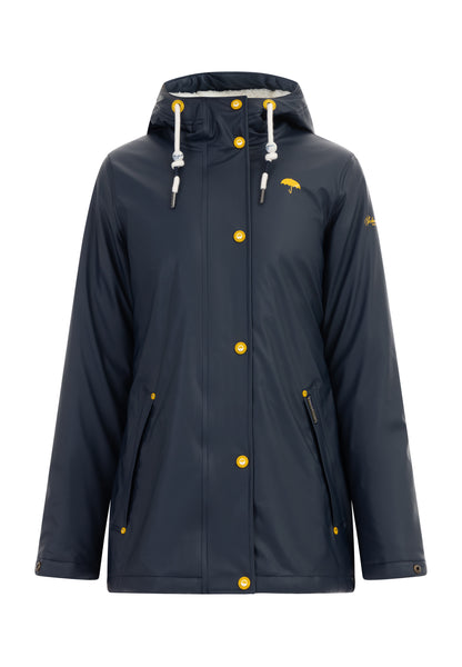 Schmuddelwedda Women's Rain Jacket With Faux Fur Lining Schmuddelwedda