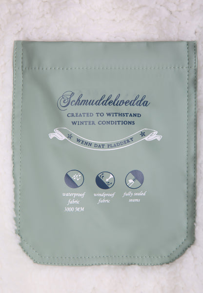Schmuddelwedda Women's Rain Jacket With Faux Fur Lining Schmuddelwedda