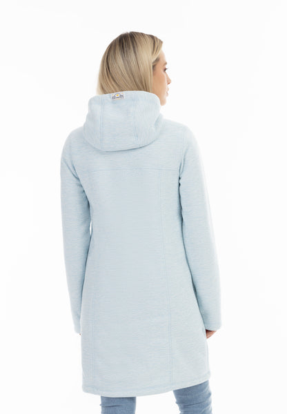 Schmuddelwedda Damen Strickfleece-Dufflecoat