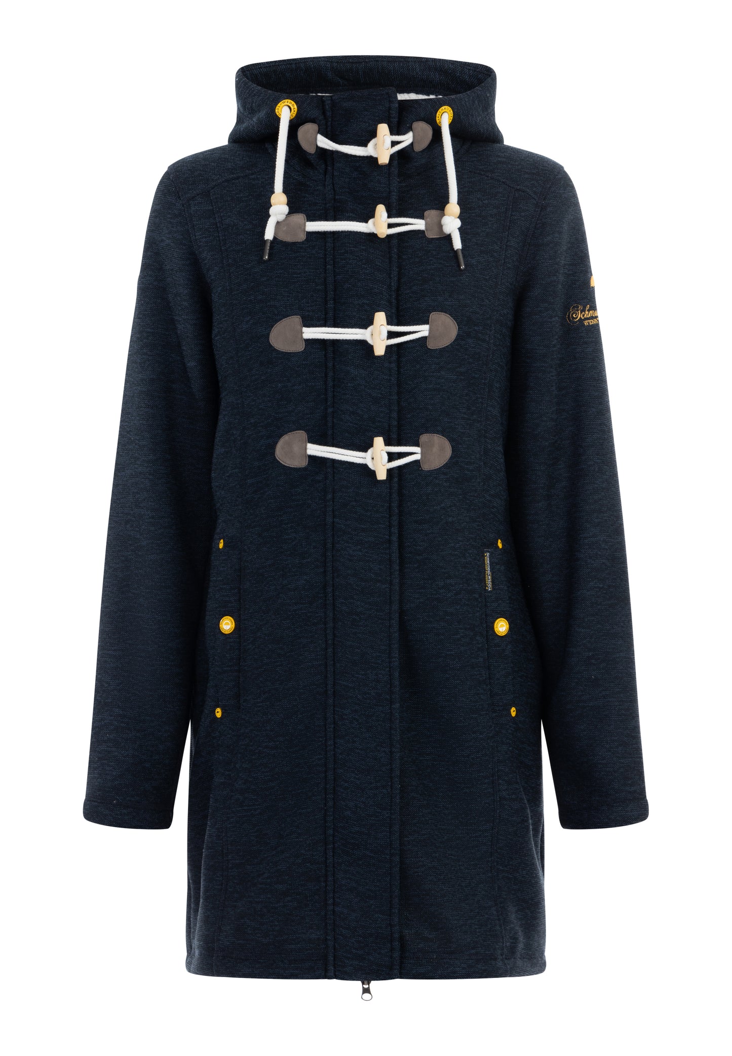 Schmuddelwedda Women's Knit Fleece Duffle Coat Schmuddelwedda