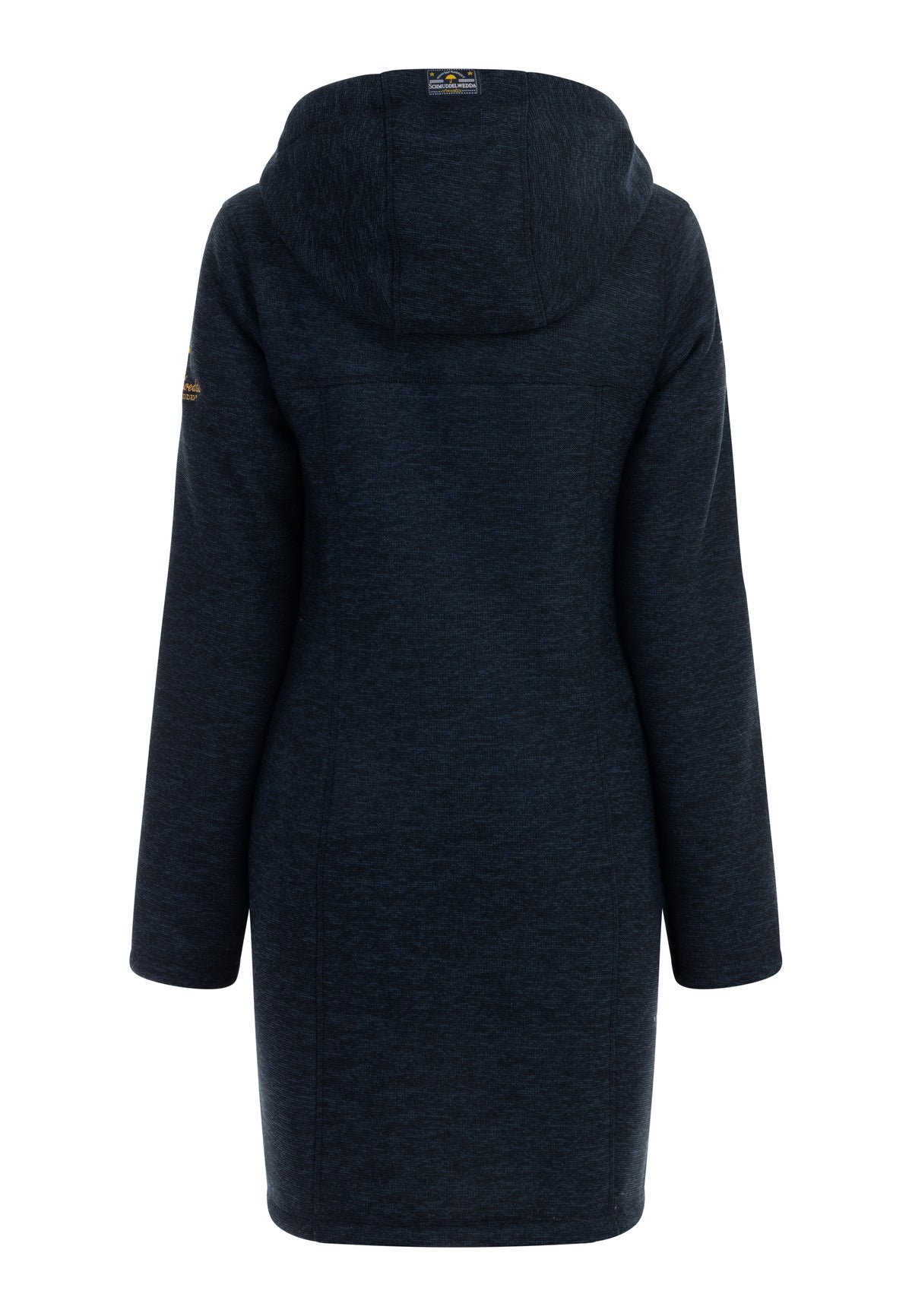 Schmuddelwedda Damen Strickfleece-Dufflecoat