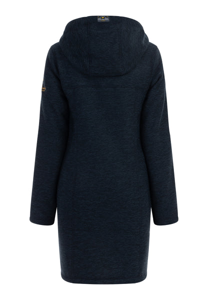 Schmuddelwedda Damen Strickfleece-Dufflecoat