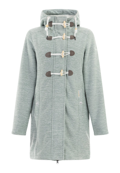 Schmuddelwedda Damen Strickfleece-Dufflecoat