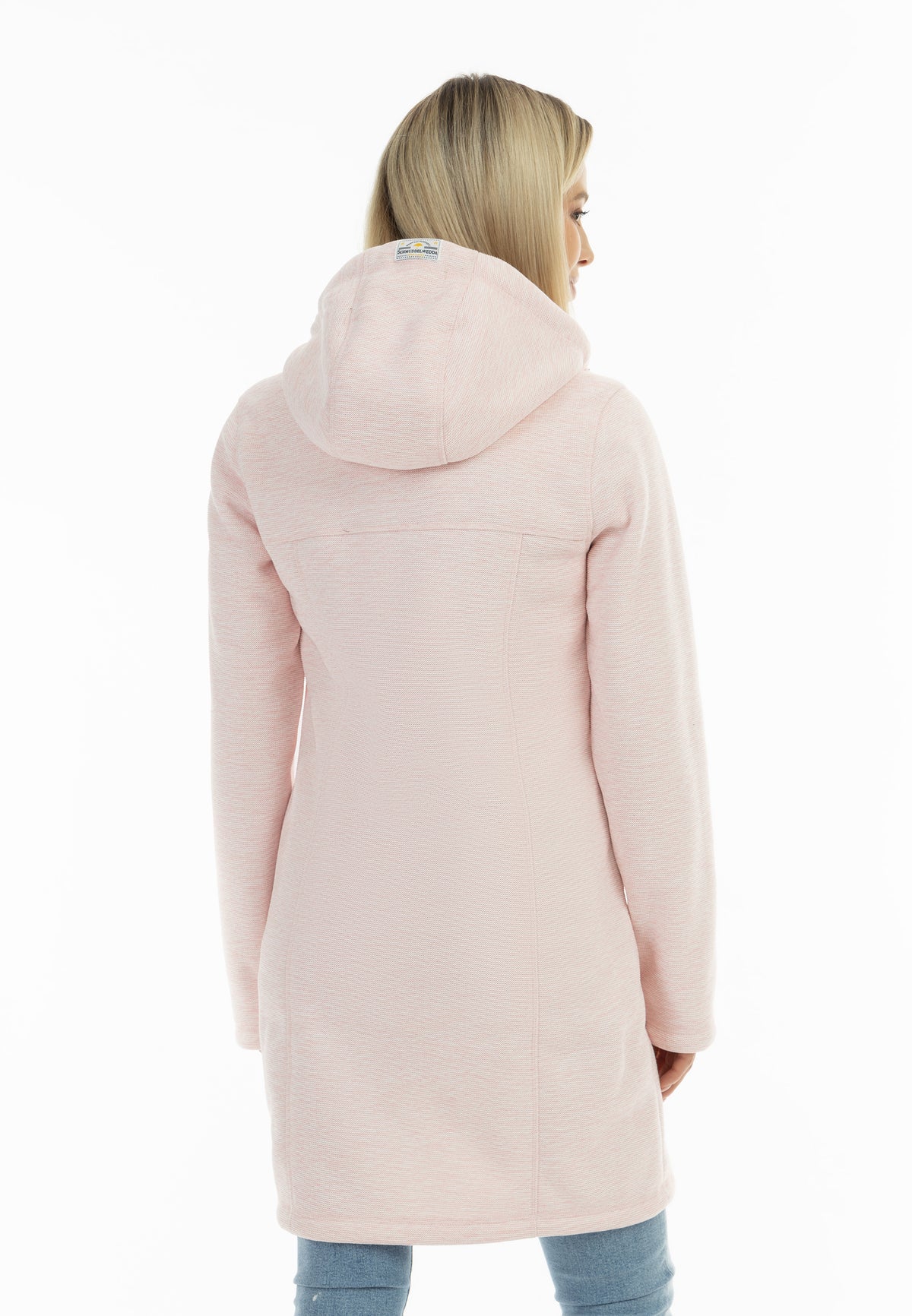 Schmuddelwedda Damen Strickfleece-Dufflecoat